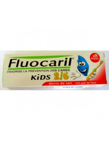 Fluocaril DENTIFRICE KIDS 2/ 6 ANS FRAISE