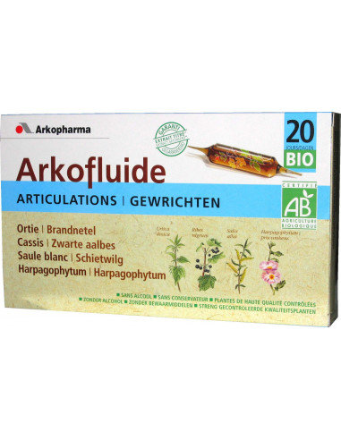 Arkomedica ARKOFLUIDE ARTICULATION 20 ampoules - Certifié AB Bio