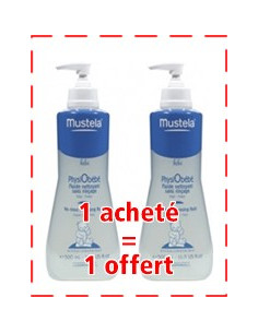 Mustela PHYSIOBEBE FLUIDE NETTOYANT SANS RINCAGE/ 2x500ml