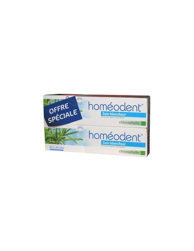 Boiron Dentifrice Homeodent Soin Blancheur Lot de 2