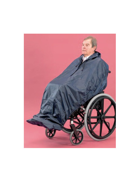 Imperméable pour fauteuil roulant