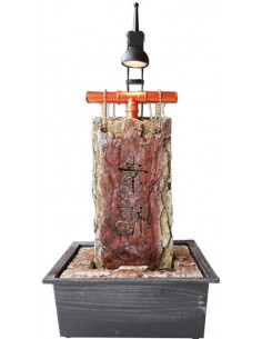 Fontaine d'intérieur en résine "Bonheur"