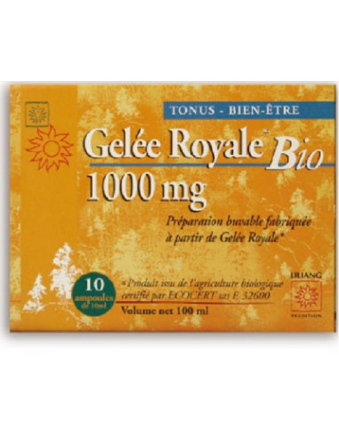 Dayang Ampoule Gelée Royale Bio 1000 mg - Boîte de 10x10 ml