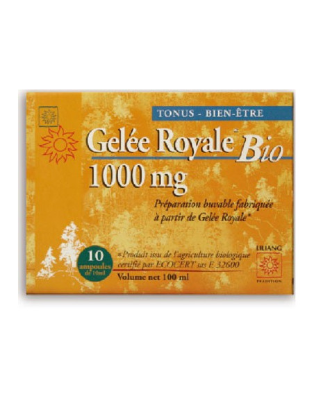 Dayang Ampoule Gelée Royale Bio 1000 mg - Boîte de 10x10 ml