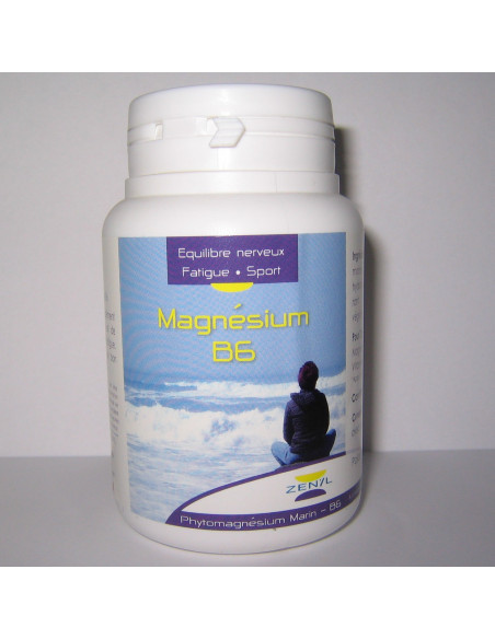 Magnésium Marin + vitamine B6 100 gélules Laboratoire ZENYL 