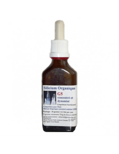 Silicium Organique G5, concentré 50 ml