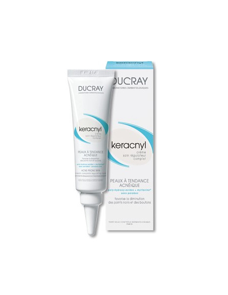 Ducray Keracnyl Crème soin régulateur peau acnéique 30ml