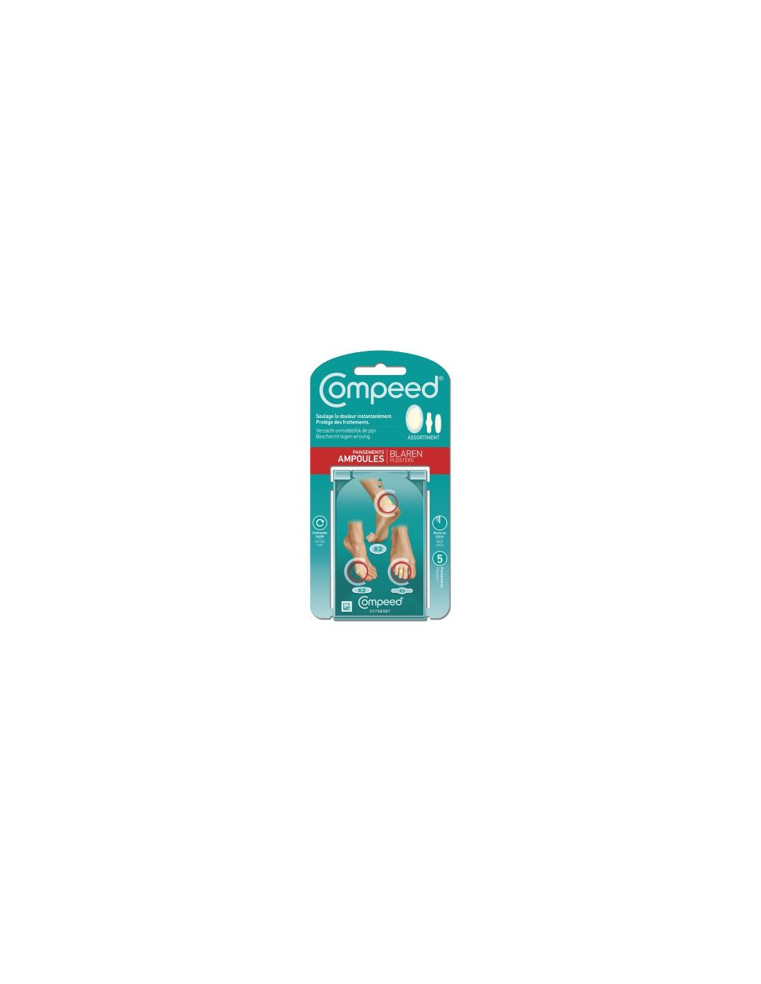 COMPEED Pansements ampoules assortiment