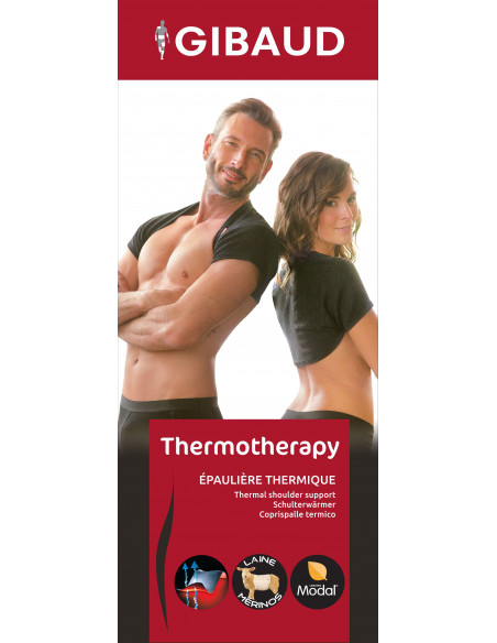 Epaulière Thermotherapy Gibaud - Anthracite (homme)