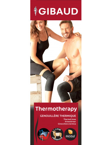 Genouillère Thermotherapy Gibaud - Anthracite