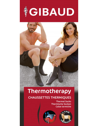 Chaussettes Thermotherapy Gibaud - Anthracite
