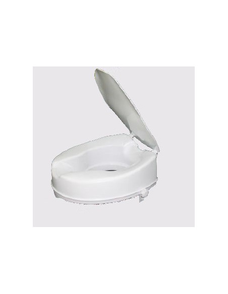Siège rehausseur de toilettes Ibiza 10 ou 15 cm avec couvercle