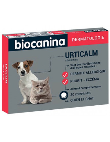 Biocanina URTICALM boîte de 20 comprimés