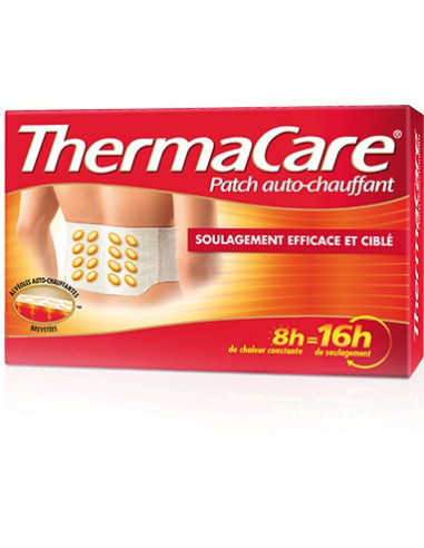 Thermacare patch chauffant dos pack de 2