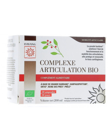 DAYANG Ampoule Articulation Bio Confort Souplesse - Boîte de 10x10 ml