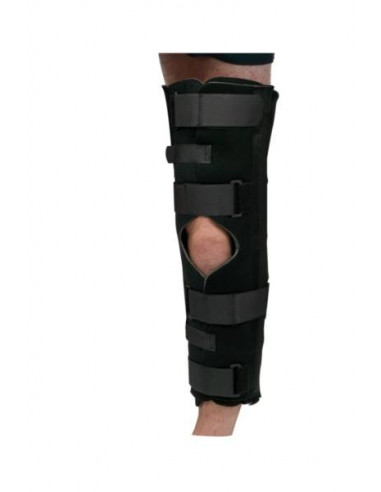 Genouillère d'immobilisation du genou attèle de jambe 3 volets ajustable  Taille 3