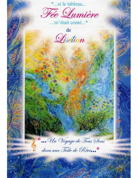 DVD de relaxation à partir du Tableau Fée Lumière de l'artiste Lisélion