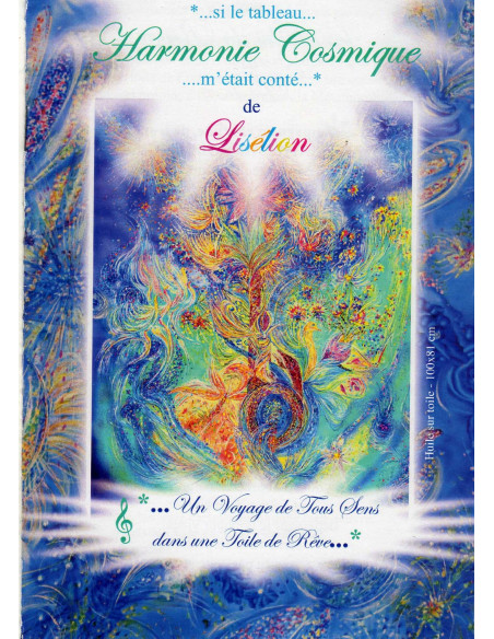 DVD de relaxation à partir du Tableau Harmonie Cosmique de l'artiste Lisélion