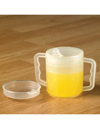 Tasse à deux anses
